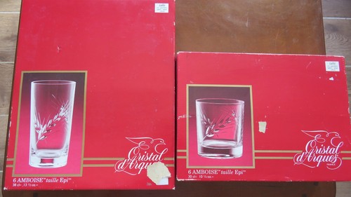 Verres cristal arques - verres,