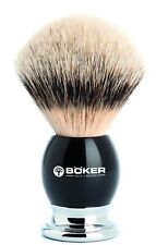 Böker Blaireau Premium Noir Pointes Argent Poils de Boker Solingen Allemagne