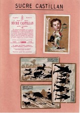 chromos anciens Sucre Castillan en bon état