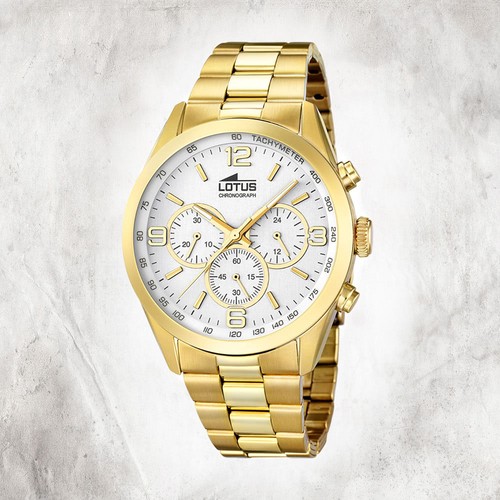 Lotus acier inox montre hommes - acier,