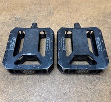 Vintage Funn SVF Platform Pedals Downhill MTB BMX 9/16" Black Soljam Viper