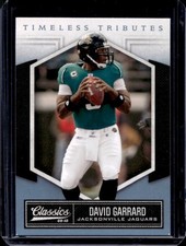 2010 Panini Classics David Garrard Timeless Tributes Platinum #/25 Jaguars