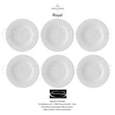 Villeroy & Boch - ROYAL - 6 Assiettes Plates 28 Cm - Revendeur