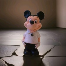 Pouet   MICKEY noir et blanc  jouet Disney COMBEX Ancien 1983/84 fonctionne BE