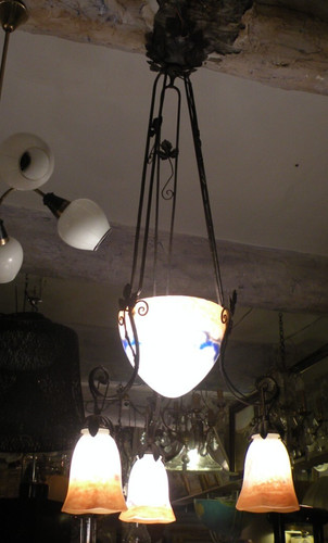 Lustre époque art - art, déco