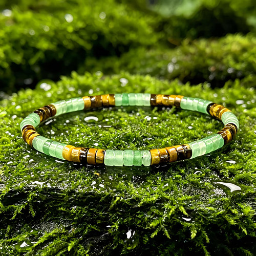 Bracelet perles aventurine - bracelet,