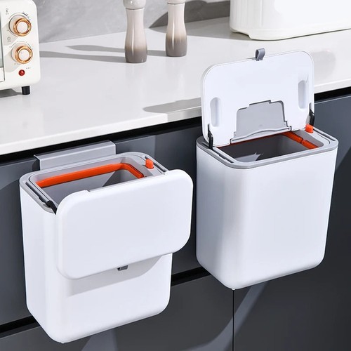 Poubelle murale compacte - , pour