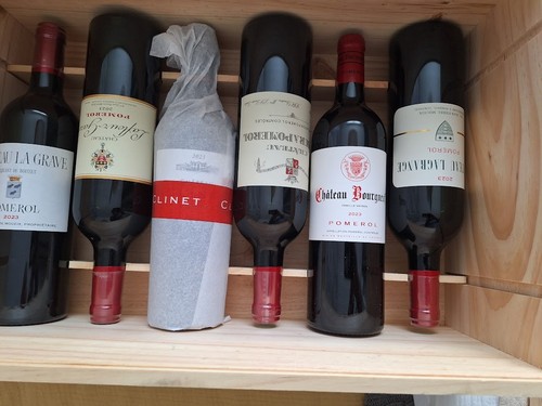 Lot bouteilles de pomerol - bouteilles,