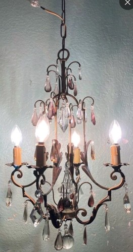 Lustre fer forgé - lustre,