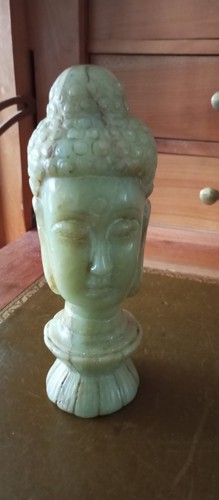 Tête bouddha pierre - tête,