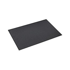 Plaque carbone mat 95 mm x 245