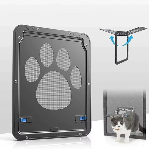 Portail chat chien magnétique - chat,