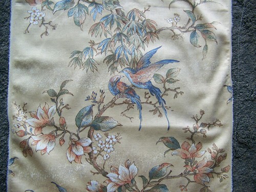 Ancien coupon tissu coton - ancien,