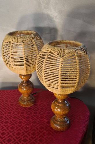Paire lampes chevet - lampes, de