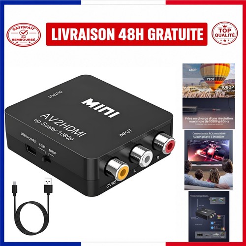 Convertisseur rca vers hdmi - rca,