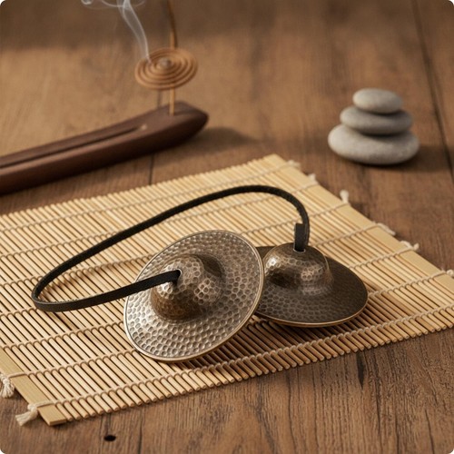 Cymbales tibétaines tingsha - tibétaines,