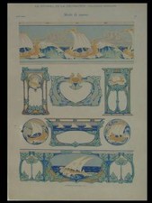 MOTIFS DE MARINE, ART NOUVEAU