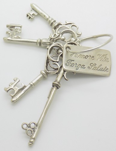 Four keys happiness silver 800 - keys,