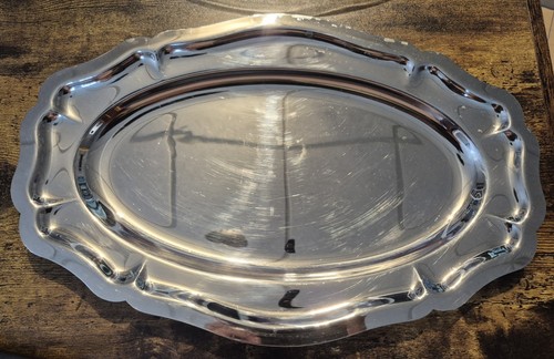 Grand plat service ovale - de, en