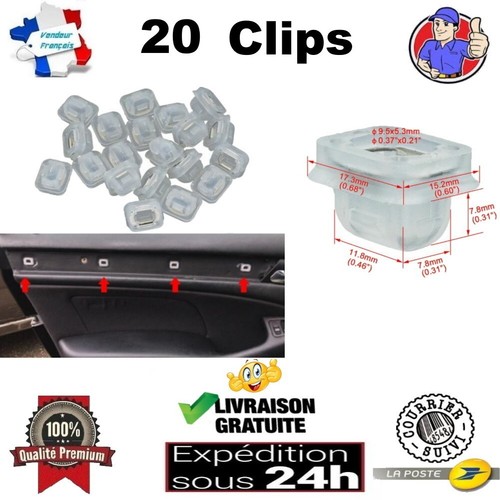Clips fixation garniture - 20,