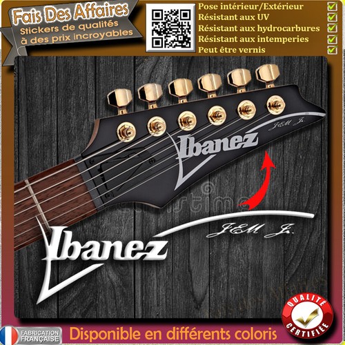 Sticker autocollant ibanez - sticker,