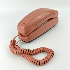 Vintage Bell South Trimline Touch Tone Telephone Pink Dusty Rose Salmon Color