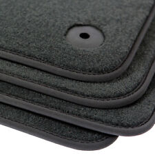 For Audi A6, A7 Black Carpet Car Mats 4pc 2012–2018 C7 OEM Quality Velour S6, S7