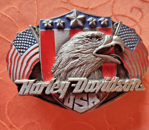 Boucle ceinturon harley - boucle,