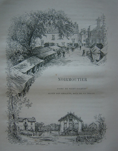 Gravure noirmoutier c1890 - gravure, de