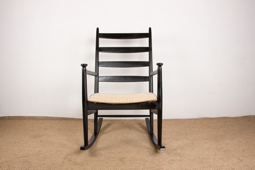 Rocking chair danois teck - rocking,