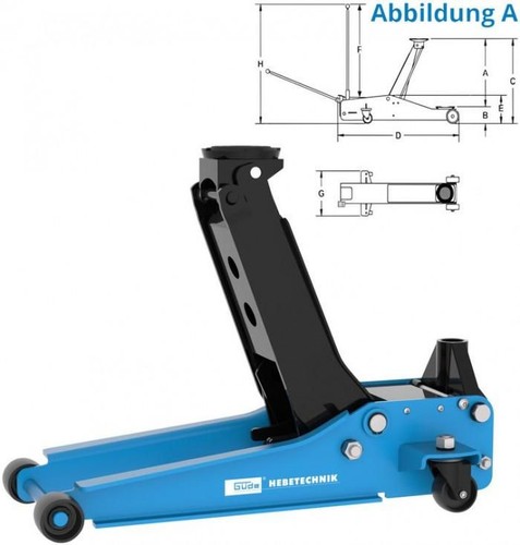 Cric rouleur tonnes - cric, grh