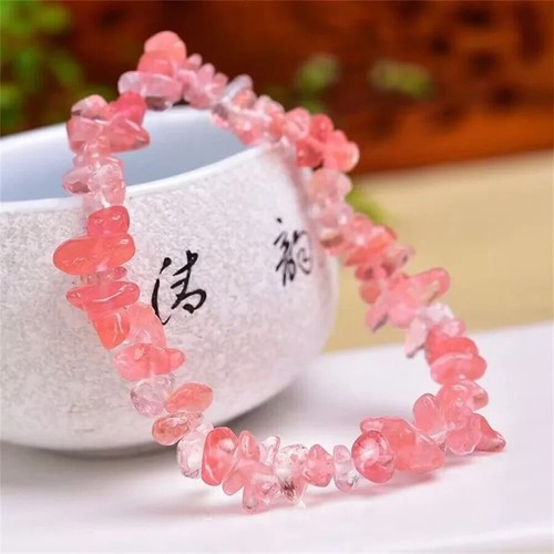 Bracelet perles quartz - de,