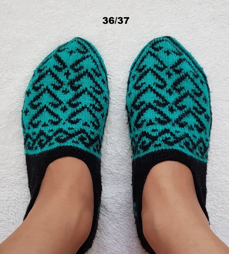 Chaussons intérieur tricot - chaussons, d'intérieur