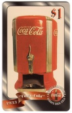 Coca-Cola '96 Soda Fontaine Distributeur (1933) Coke Carte #39 De 48 Téléphone