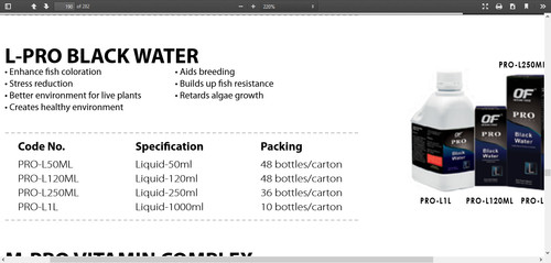 Pro black water - black, for