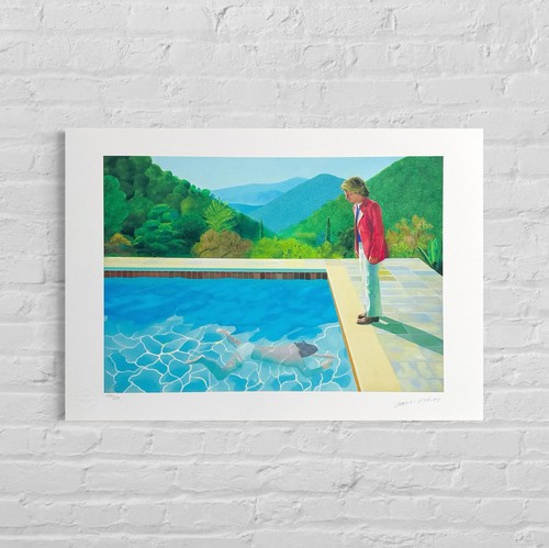 David hockney piscine avec - david,