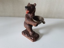 ANCIENNE SCULPTURE OURS BOIS