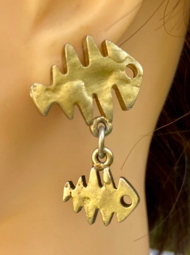 Boucle oreilles poisson - boucle, d'oreilles