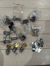 2 Pack RV Cabinet Storage Locks With 4 Keys 1-1/8" Tubular Cam Lock Replacement