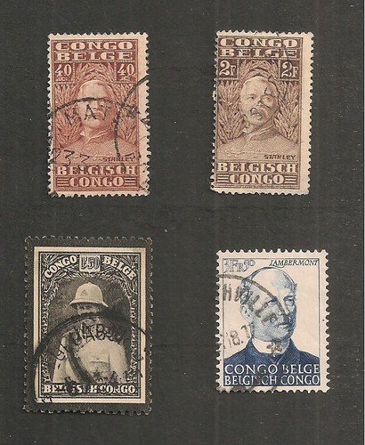 Congo belge lot timbres - belge, de