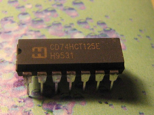 1pcs cd74hct125e quad - 1pcs, bus