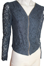 "FREESIA" TOP TUNIQUE EN DENTELLE T.M = 38/40   V/MESURES