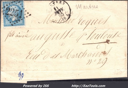 France sur lettre gc - france,