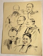 Lithographie Dessin de PAZZI