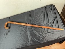 Wooden umbrella system cane knob antique cane 19th century