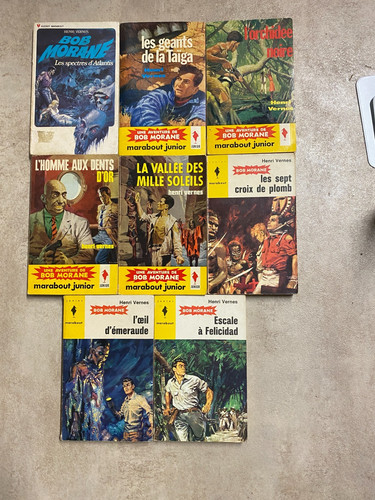 Lot livres bob morane - ", "