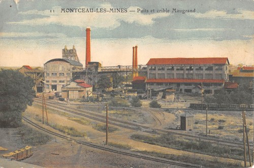 Cpa montceau les mines - cpa,