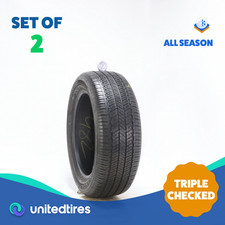 Set of (2) Used 205/55R16 Bridgestone Turanza EL400-02 89H - 7.5/32