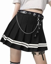 Minijupe plissée noire