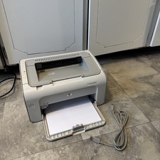 HP laserjet p1005 USB Mono Laser Printer with Power & USB Cable ONLY Tested